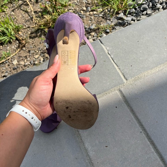Aldo Purple Heels - 8.5 size - Picture 6 of 7
